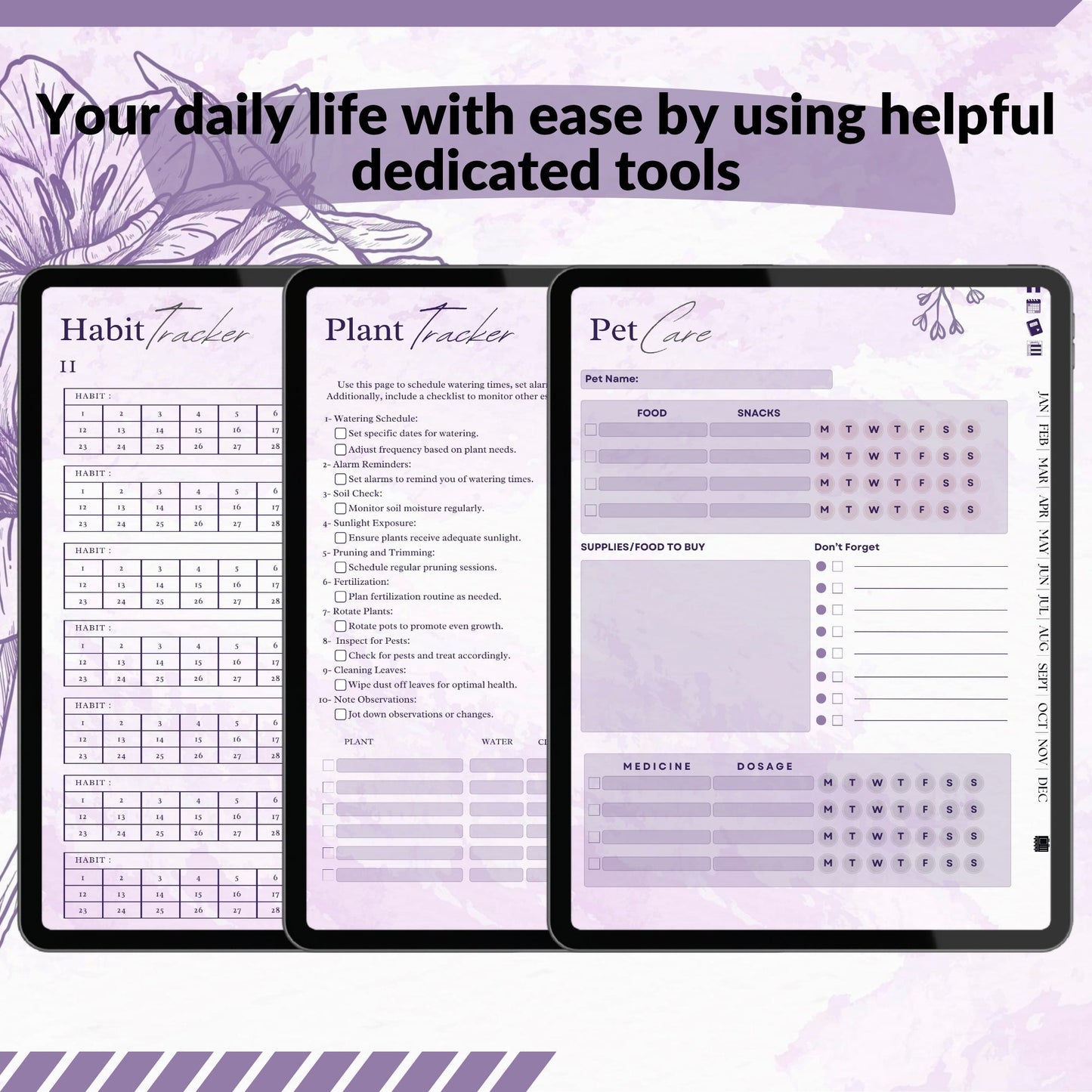 The Creator's ADHD Planner: Where Imagination Meets Intention | Purple Mode, Hyperlinked for iPad & Android