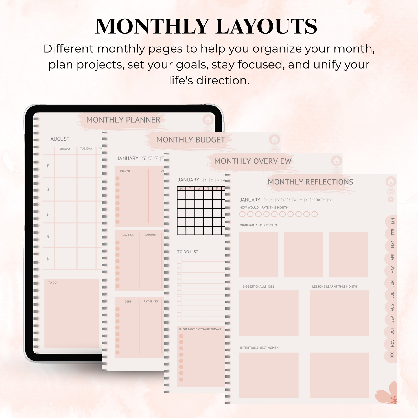 The All-in-One ADHD Planner: Your Complete System for Clarity & Control | Undated, Hyperlinked for iPad & Android