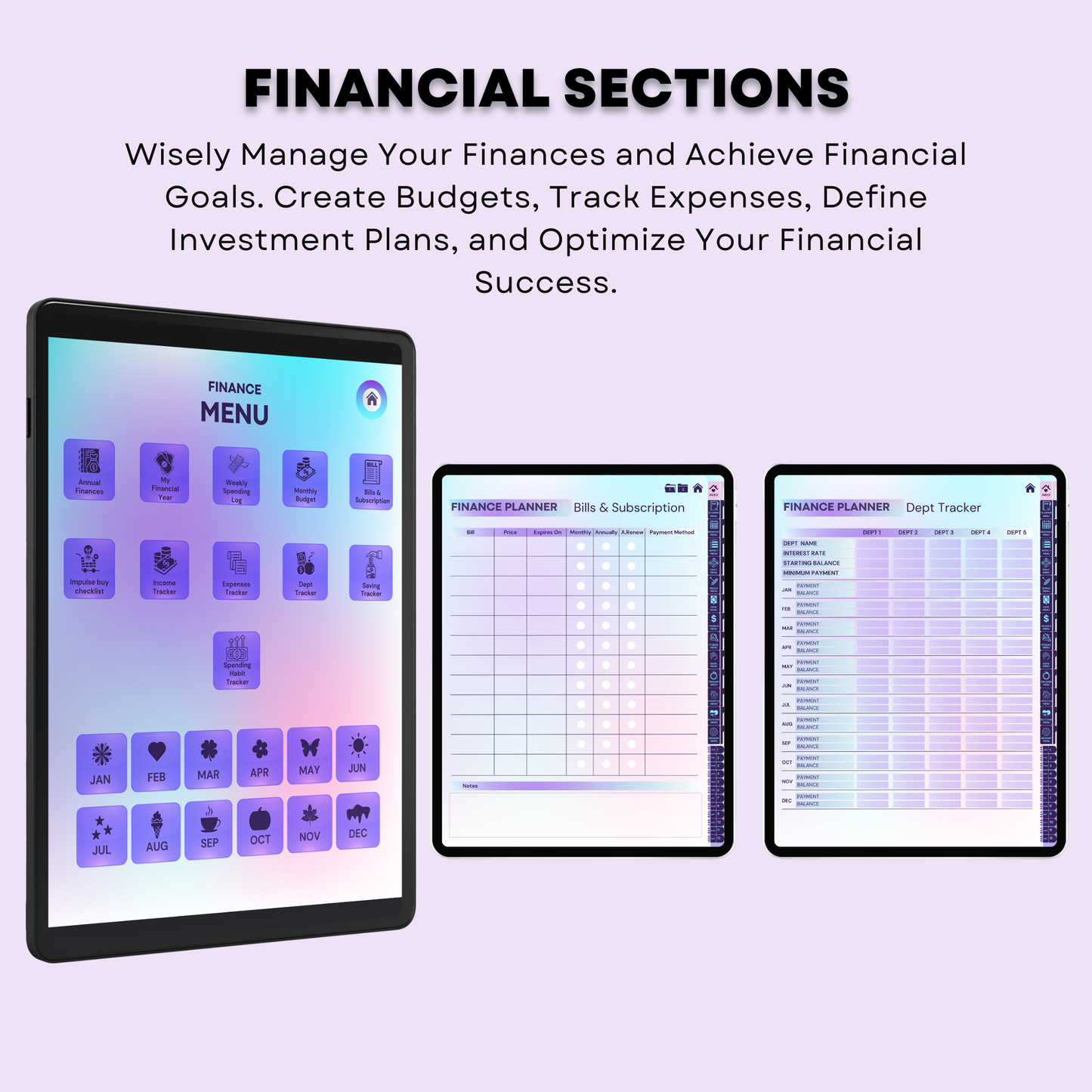 ADHD Digital Planner, GoodNotes Planner
