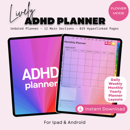 The Bloom ADHD Planner