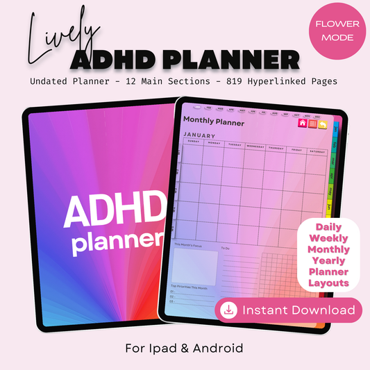 The Bloom ADHD Planner