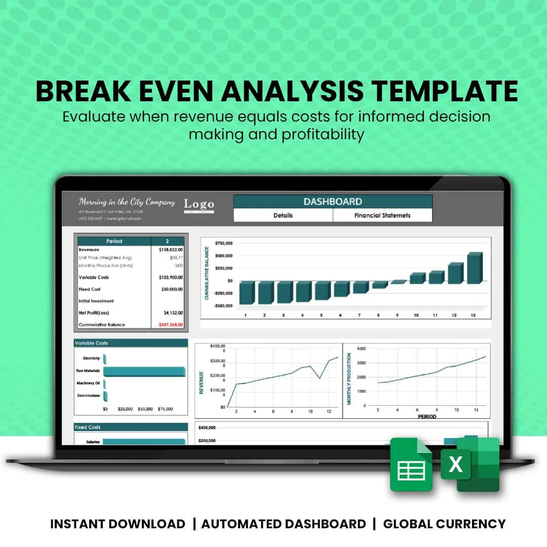 20 Small Business Excel Templates Bundle