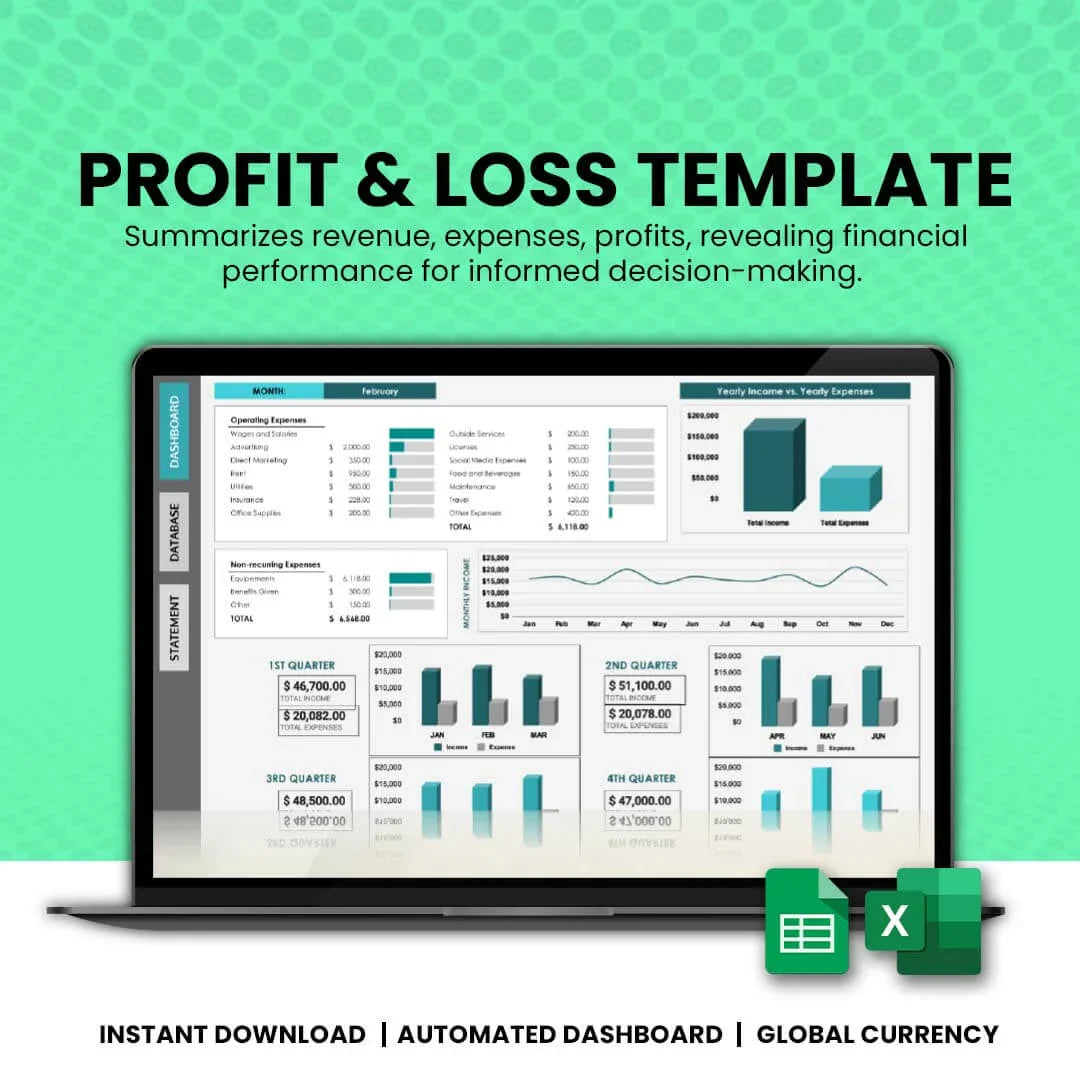 20 Small Business Excel Templates Bundle