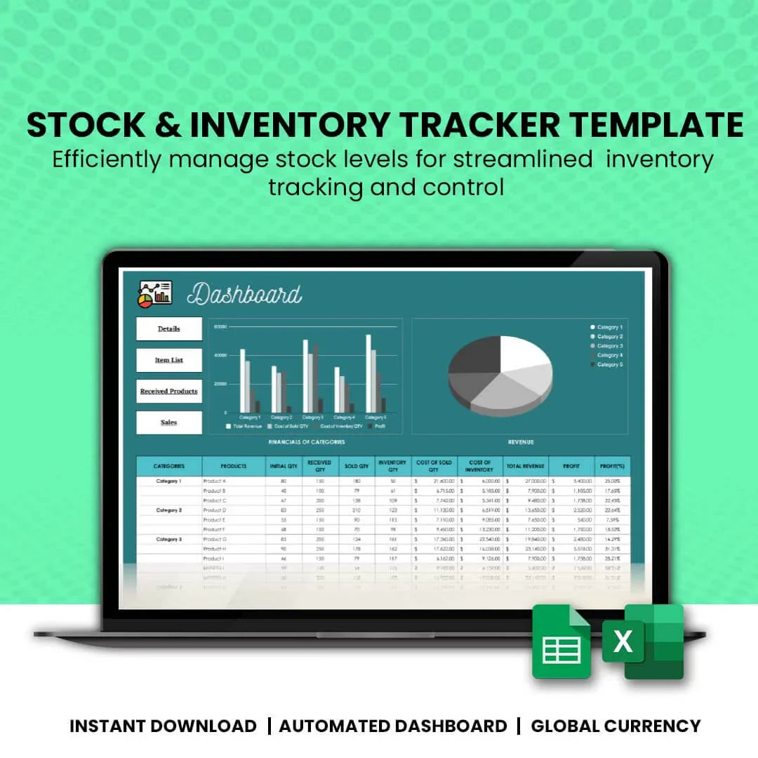 20 Small Business Excel Templates Bundle