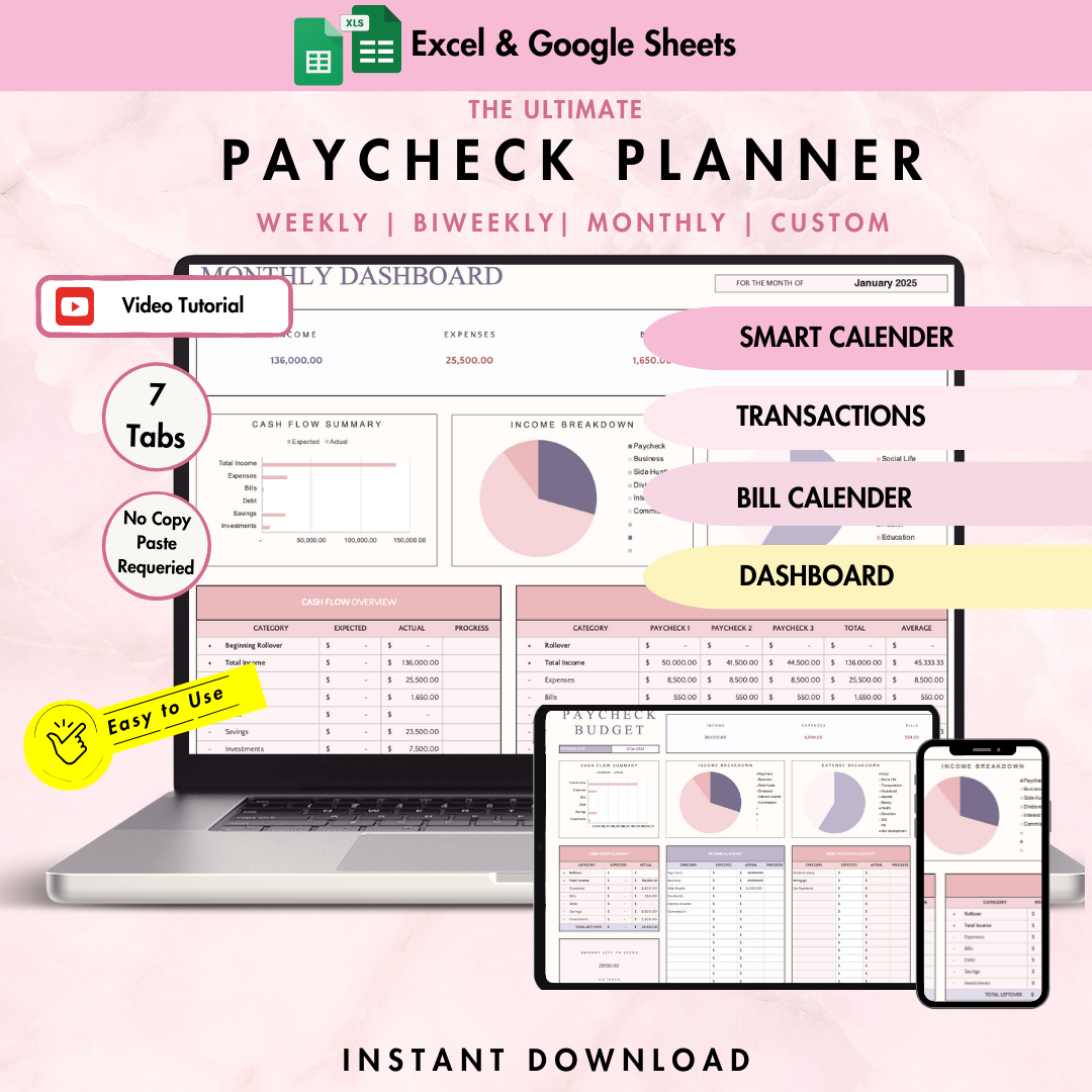 All in One Mega Digital Planner Bundle