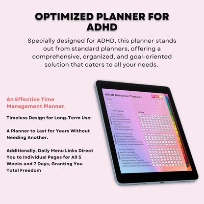 The Bloom ADHD Planner