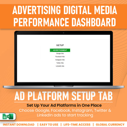 Advertising Digital Media Performance Dashboard