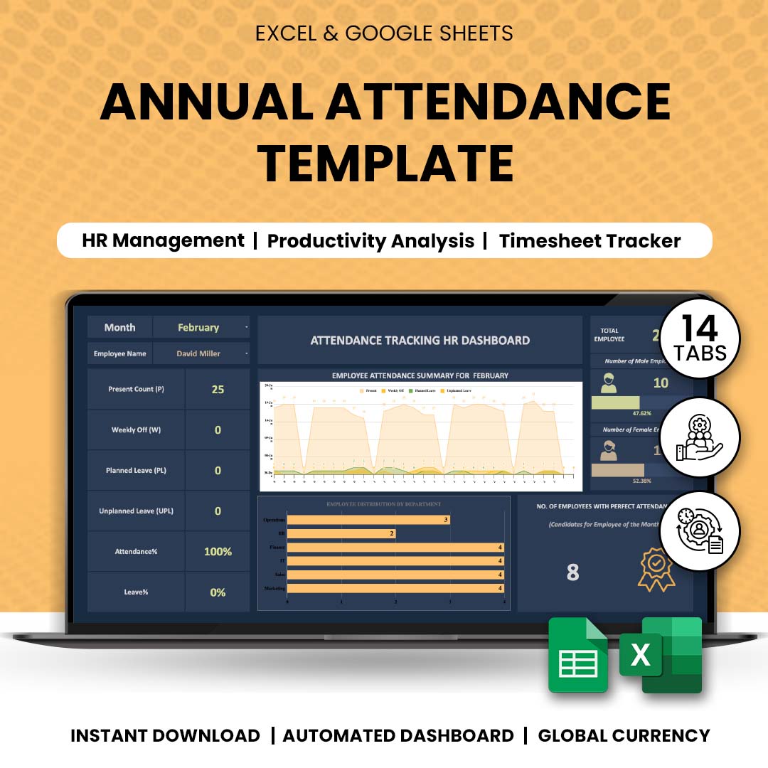 Annual Attendance Tracker