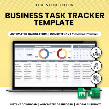 Business Task Tracker Template