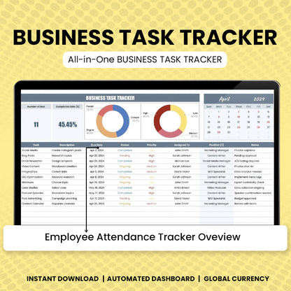 Business Task Tracker Template