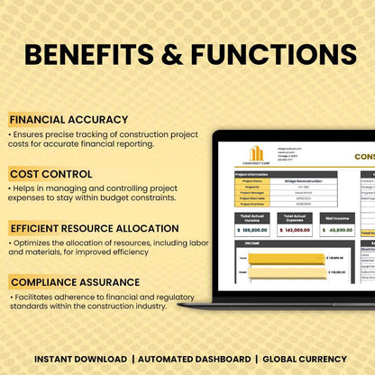 Construction Accounting Template