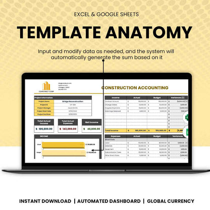 Construction Accounting Template
