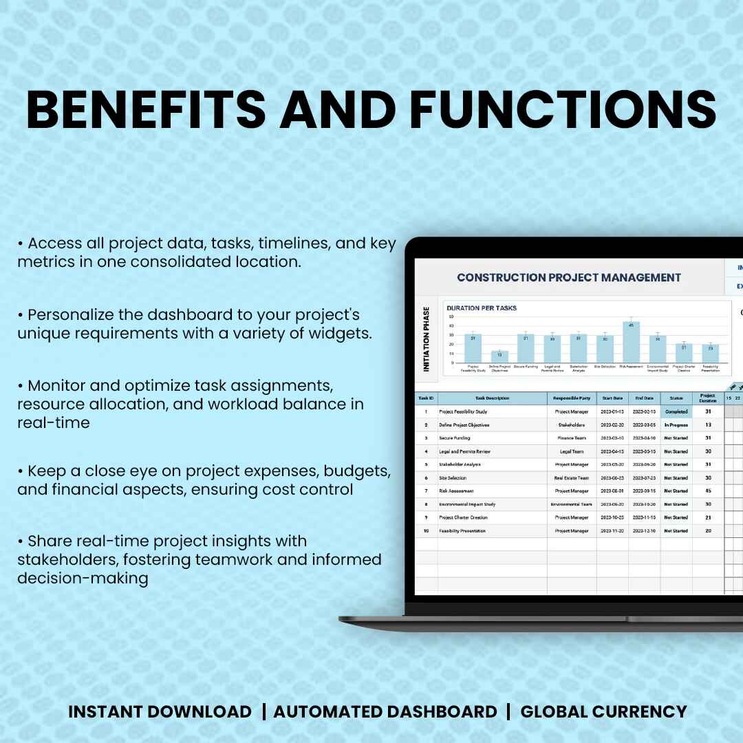 Construction Project Management Template