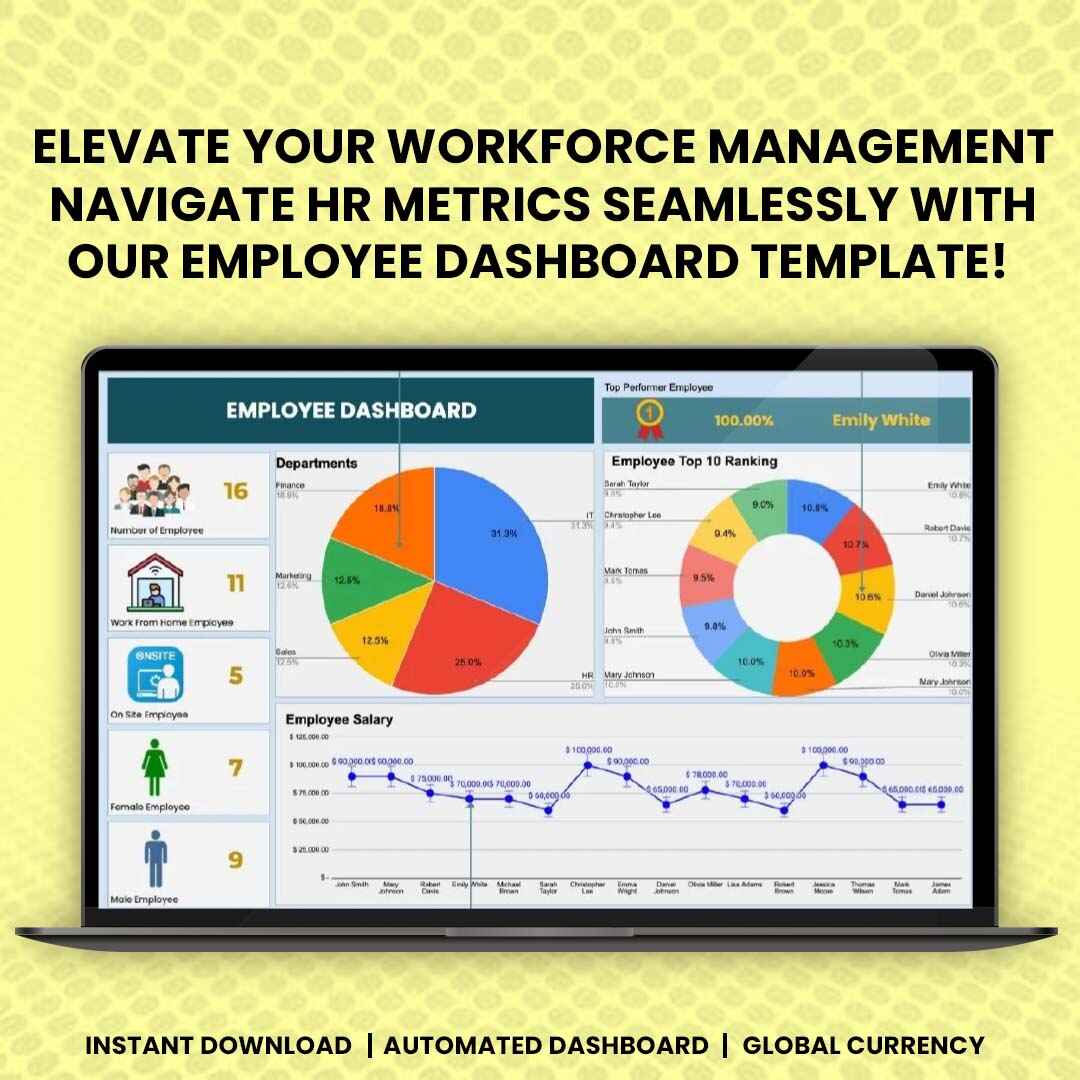 Employee Dashboard Template