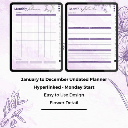 The Creator's ADHD Planner: Where Imagination Meets Intention | Purple Mode, Hyperlinked for iPad & Android