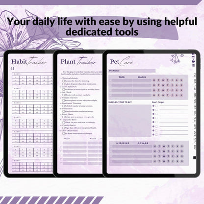 The Creator's ADHD Planner: Where Imagination Meets Intention | Purple Mode, Hyperlinked for iPad & Android
