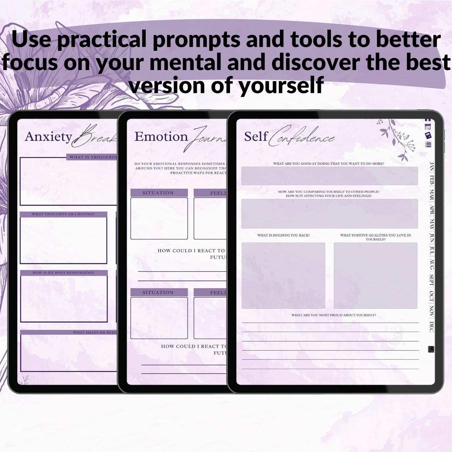 The Creator's ADHD Planner: Where Imagination Meets Intention | Purple Mode, Hyperlinked for iPad & Android