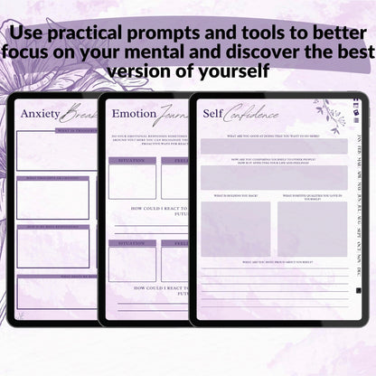 The Creator's ADHD Planner: Where Imagination Meets Intention | Purple Mode, Hyperlinked for iPad & Android