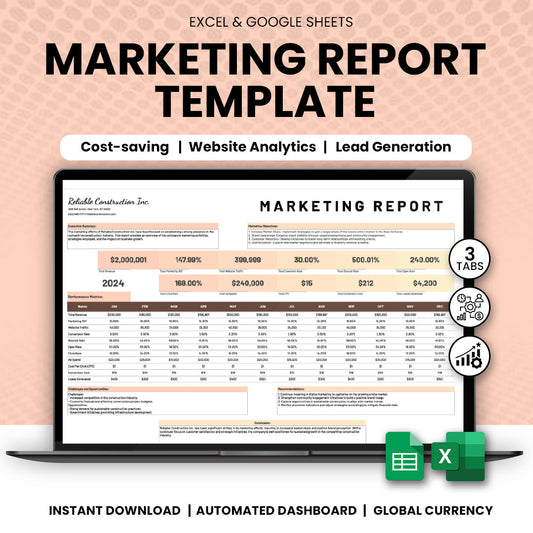 Marketing Report Template