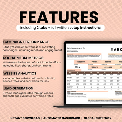 Marketing Report Template