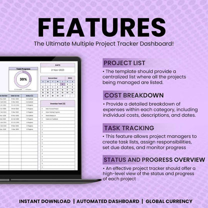 Multiple Project Tracker Template