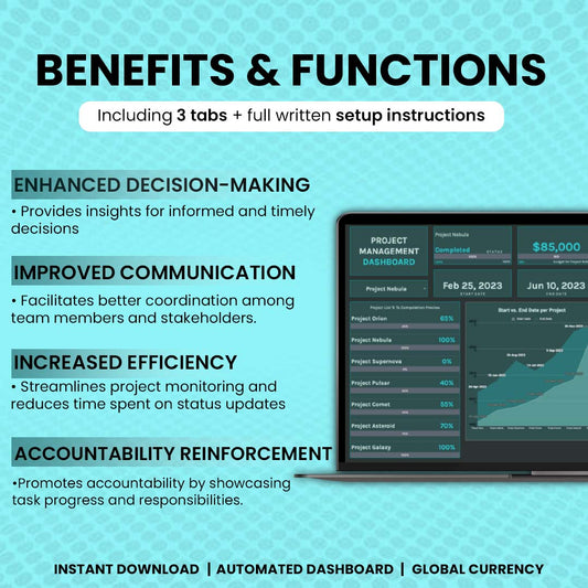 Project Management Dashboard Template