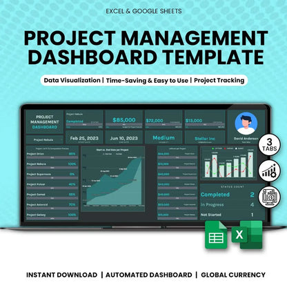 Project Management Dashboard Template