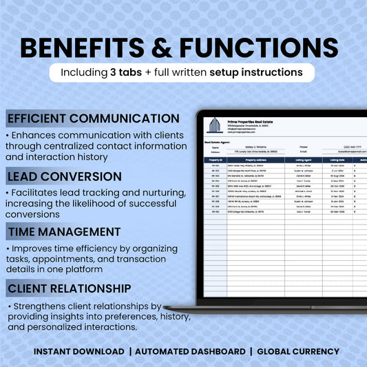 Real Estate CRM Template