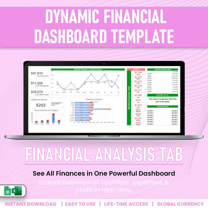 Dynamic Financial Dashboard Template