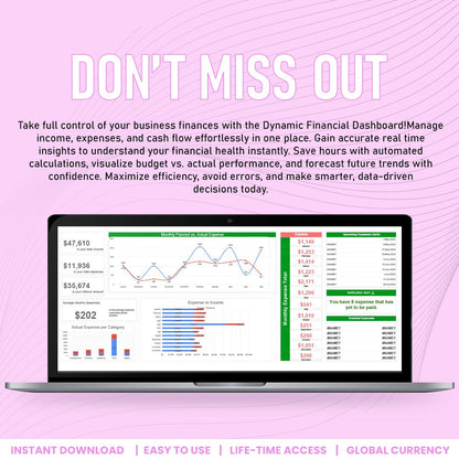 Dynamic Financial Dashboard Template