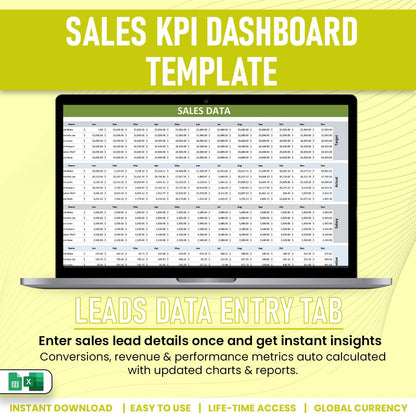 Sales KPI Dashboard Template