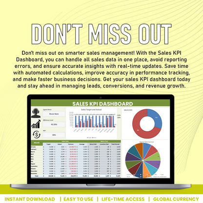 Sales KPI Dashboard Template