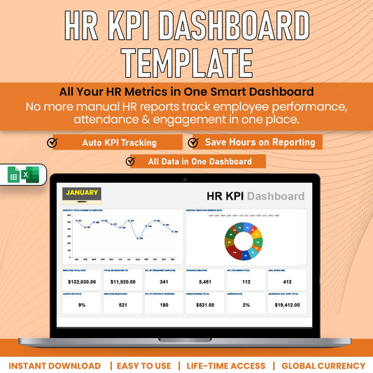 HR KPI Dashboard Template